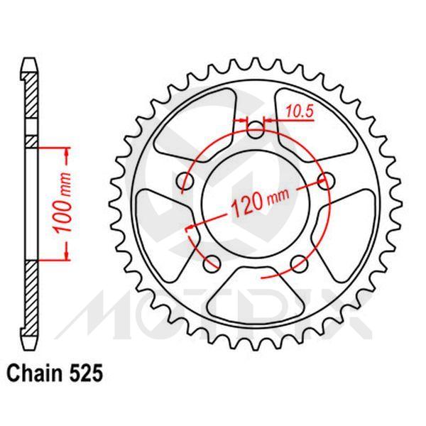 Rear sprocket JTR702