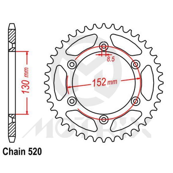 Rear sprocket JTR706