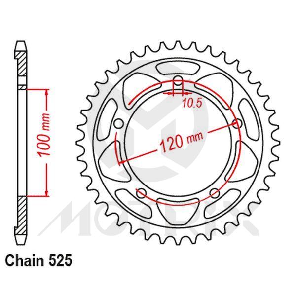 Rear sprocket JTR713