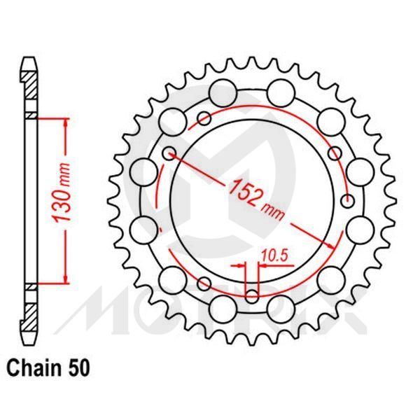 Rear sprocket JTR729