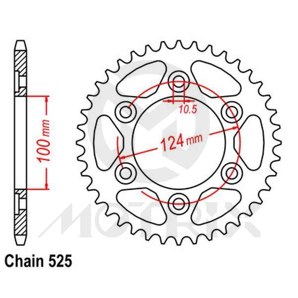 Rear sprocket JTR745