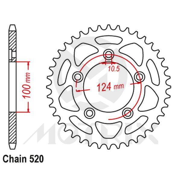 Rear sprocket JTR746