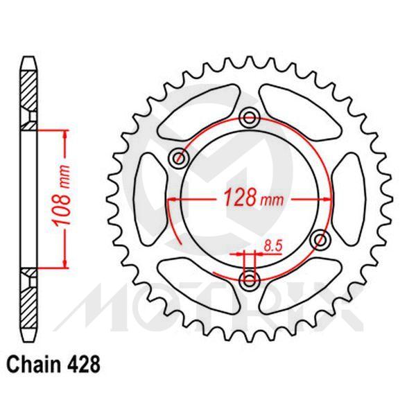 Rear sprocket JTR797