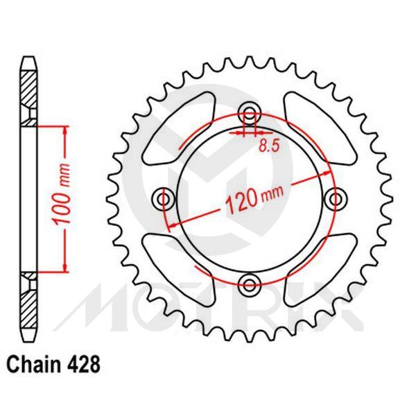 Rear sprocket JTR798