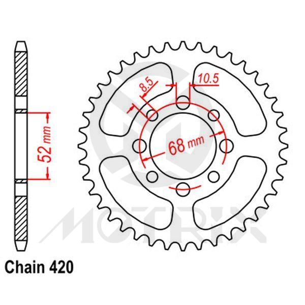 Rear sprocket JTR801
