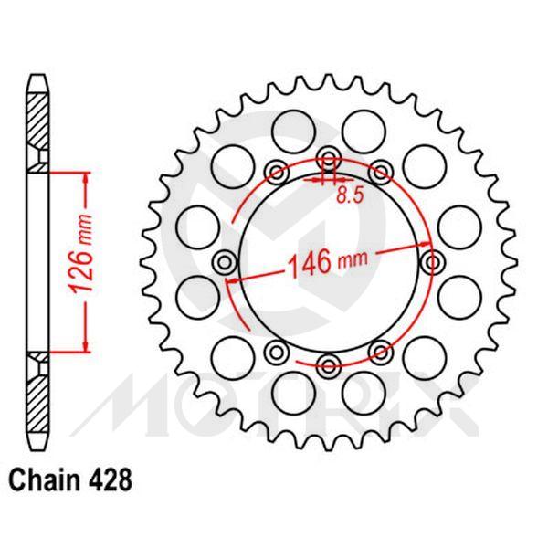 Rear sprocket JTR805