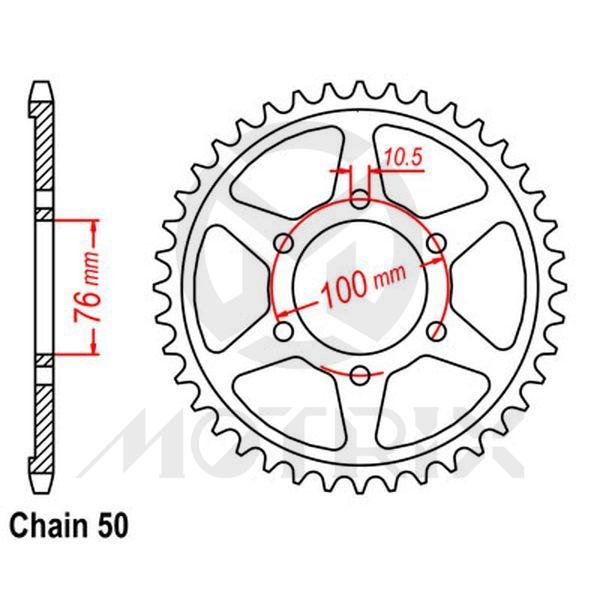 Rear sprocket JTR816
