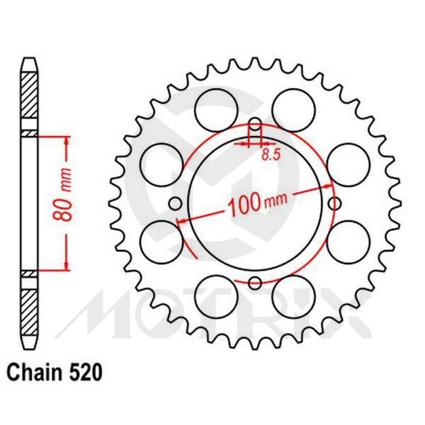 Rear sprocket JTR819