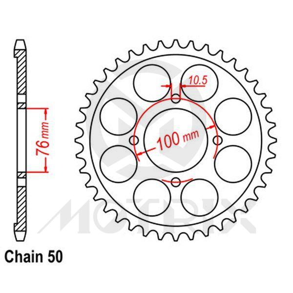 Rear sprocket JTR824