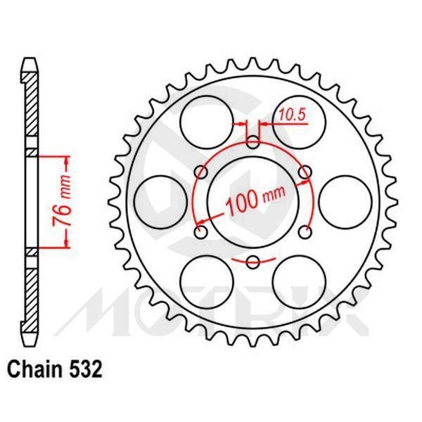 Rear sprocket JTR827