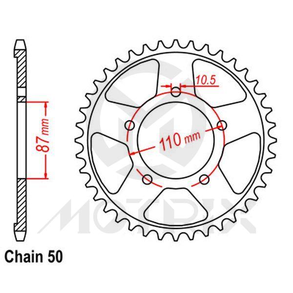 Rear sprocket JTR829