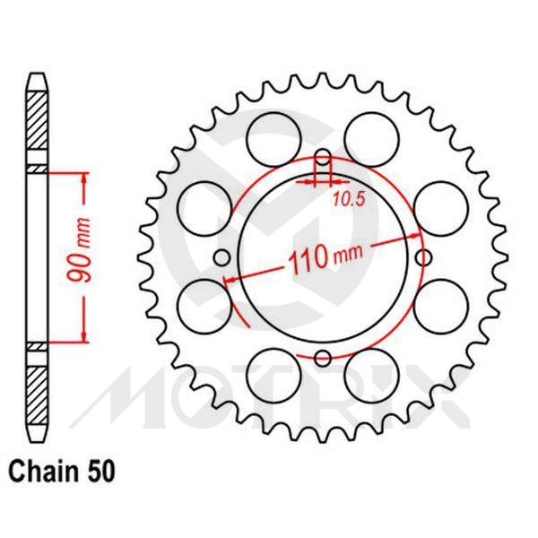 Rear sprocket JTR840