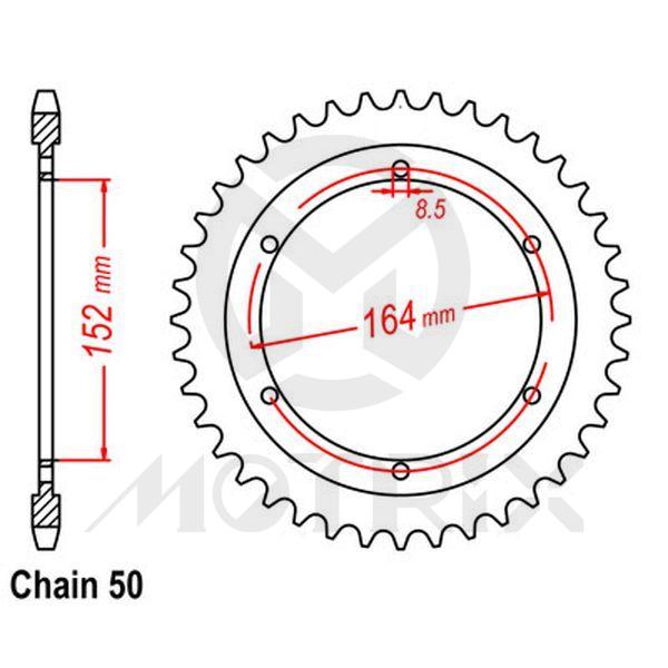 Rear sprocket JTR841
