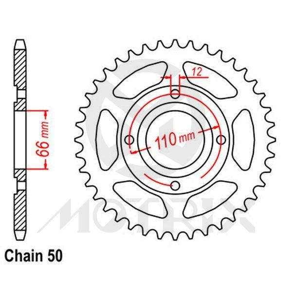 Rear sprocket JTR849