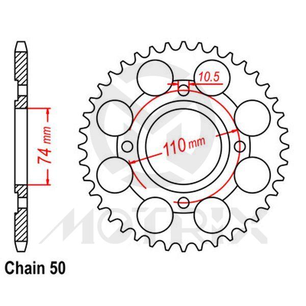Rear sprocket JTR852