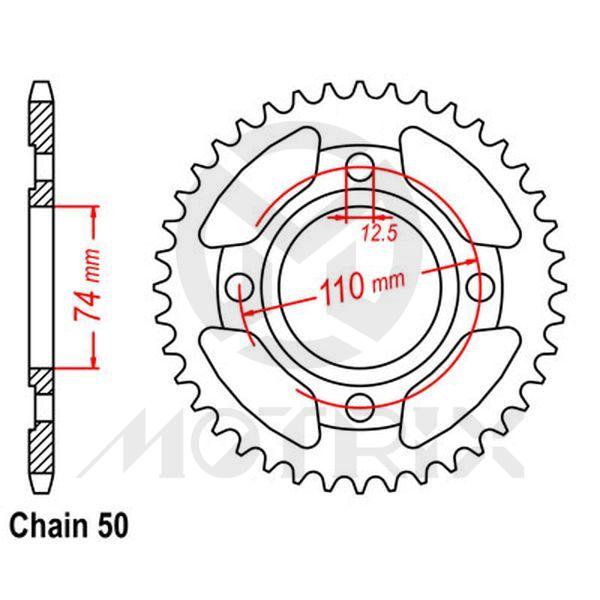 Rear sprocket JTR854