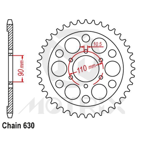 Rear sprocket JTR858