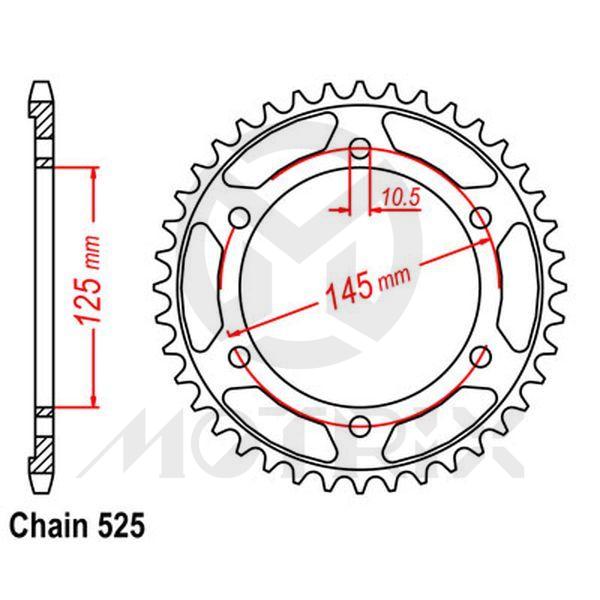 Rear sprocket JTR867