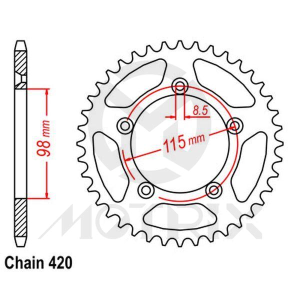 Rear sprocket JTR894