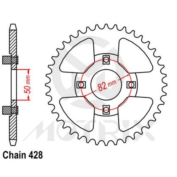 Rear sprocket JTR999