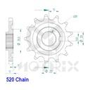 Front sprocket for SHERCO 125 SE