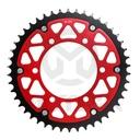 Dual metal rear sprocket. S45C STEEL. AL7075 with T6 heat-treatment aluminum