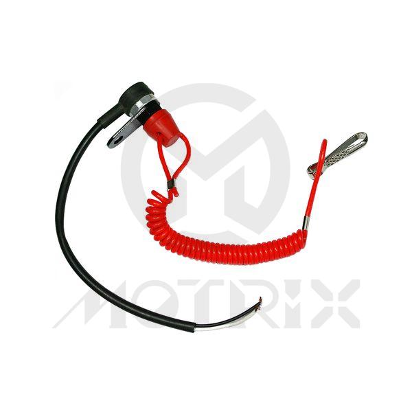 Tether kill button switch with water-proof cover  for UNIVERSAL