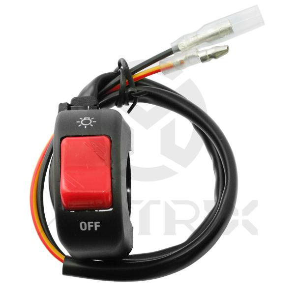 Headlight switch for universal motorcycle