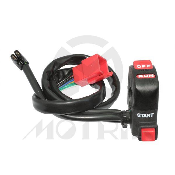 Starter / stop switch, right hand side / 21.5mm width for HONDA