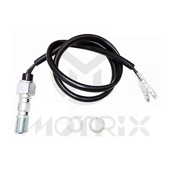 Brake pressure switch, double bolts M10x1.25, 55CM