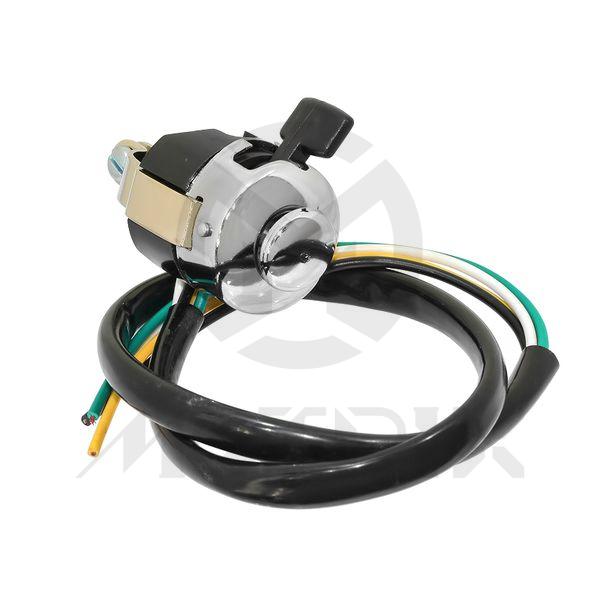 Miller 157 HV replica switch, For 7/8'' handlebar. Ideal horn & dip switch For many British models. Chrome plated finish