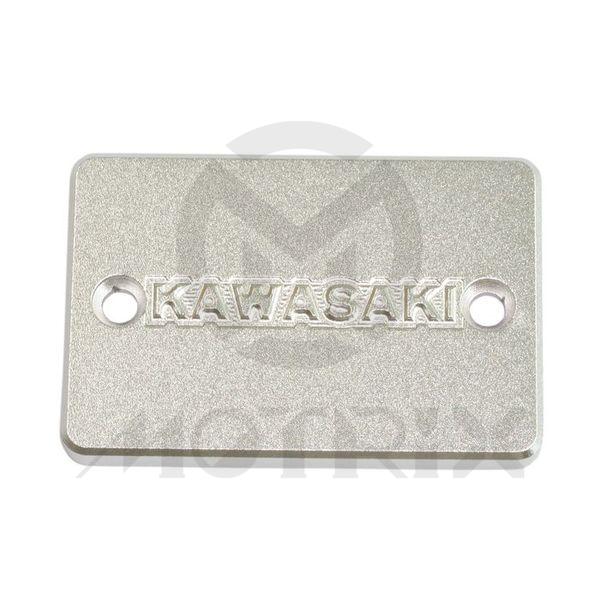 (Kawasaki) Aluminum reservoir cap silver