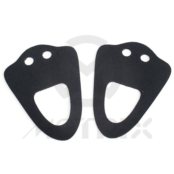 Two fingers palm saver made neoprene, black