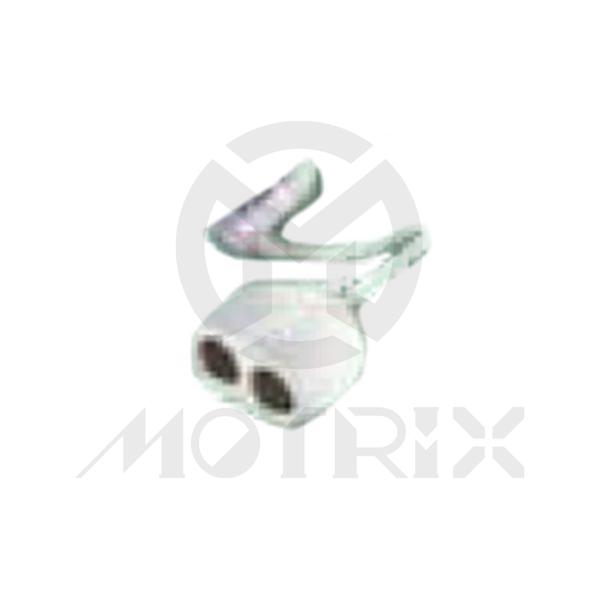 12V/8A twin accessory adaptor for power point with hook & loop tape