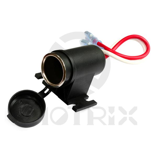 12V/15A cigarette plug with fuse fits all european american japanese car
