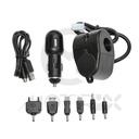 Motorcycle power socket & USB mobile kit with mobile phone adaptors