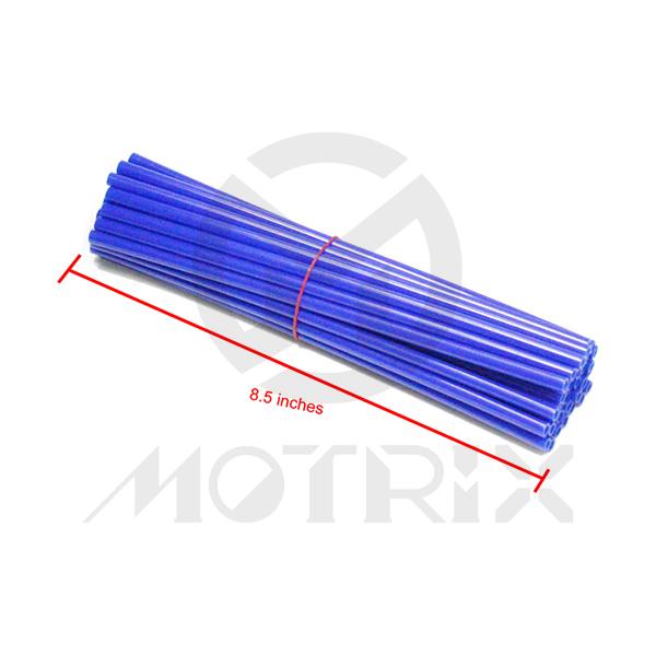 Spoke skin fits 21 inch, blue length: 8.5 inches(38pcs)