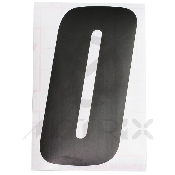 Black vinyl sticker 10pc per bag