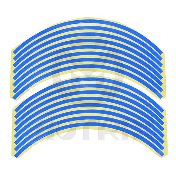 (For 17 inch rim) Fluoresce sticker for rim