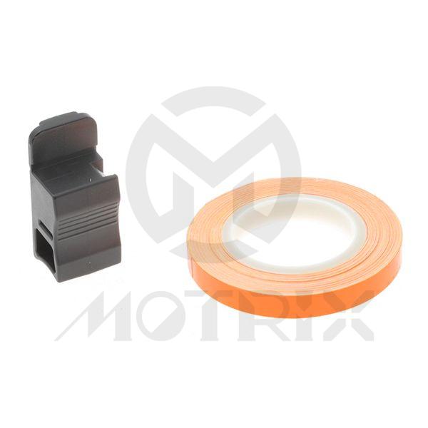 Tape roll version color rim stickers