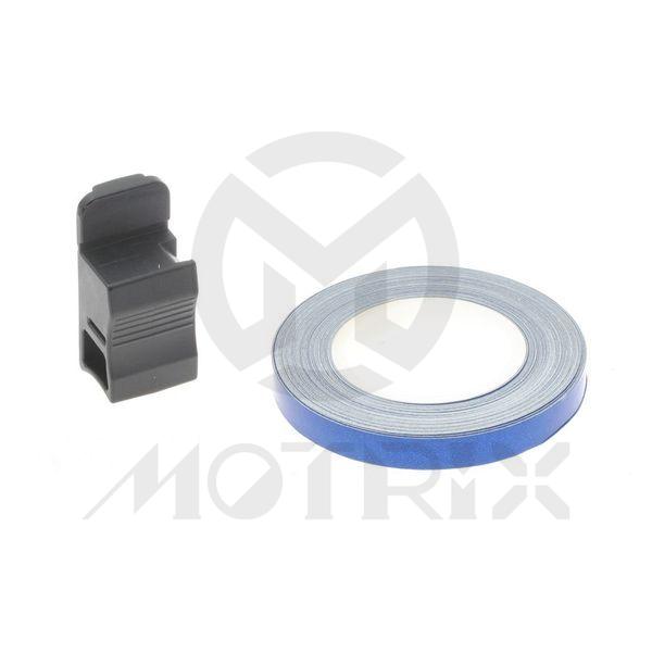 Tape roll version color rim stickers, blue