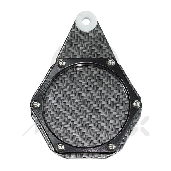 Tax disc holders, carbon look