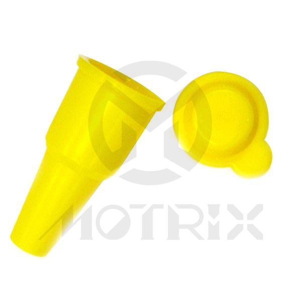 Spark plug box yellow
