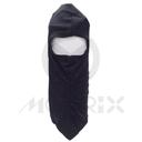 (100%Silk) Balaclava black with one hole