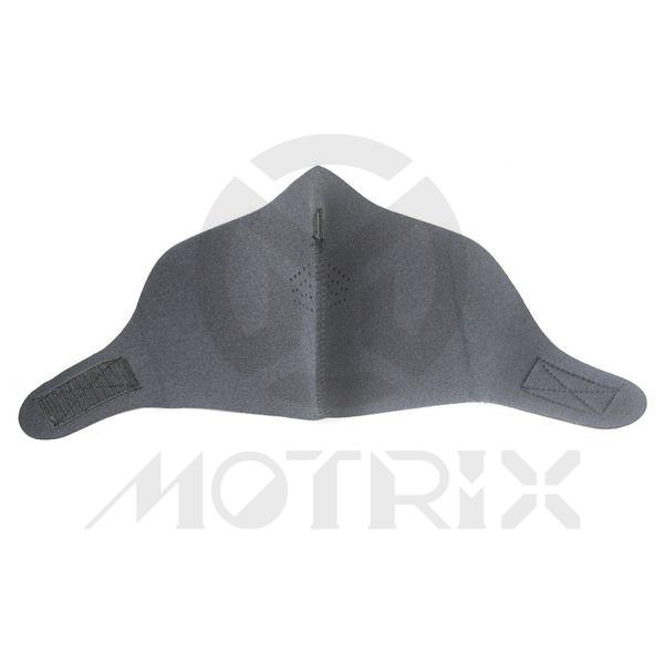 Comfy stylish rider mask, material: 2 mm neoprene with double nylon jersey. Size: 16.5 (W) x 29 (L) x 0.2 (thickness) cm