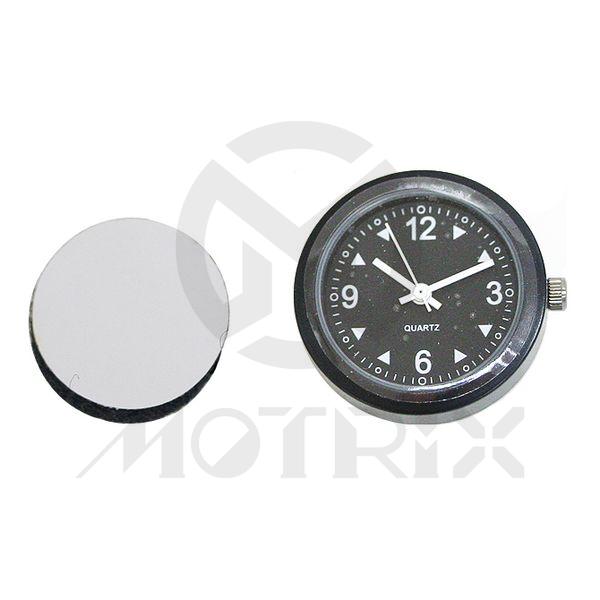 (Black/Black) Clock with sticker and extra battery diameter :  25mm height :  7mm