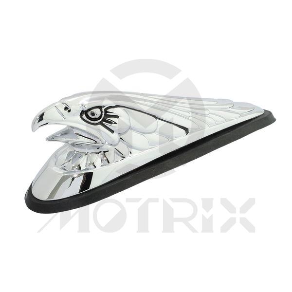 Eagle head fender ornament color: silver