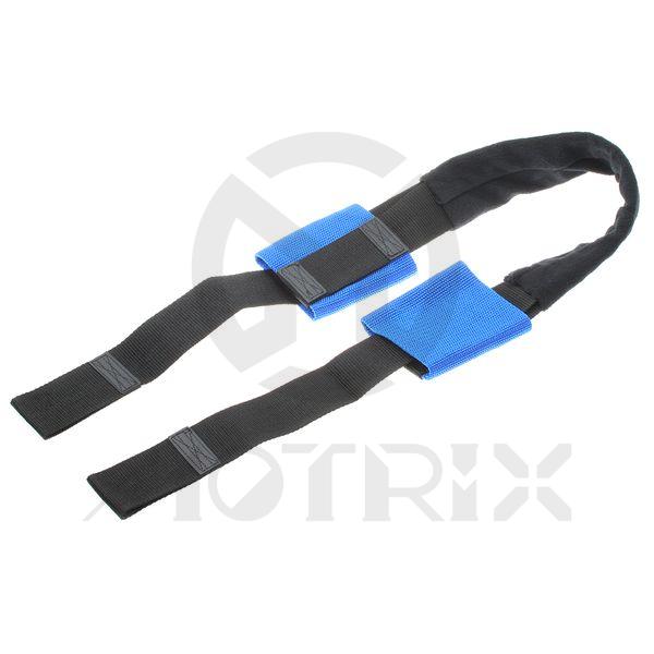 Normal blue/black Handlebar strap black/red