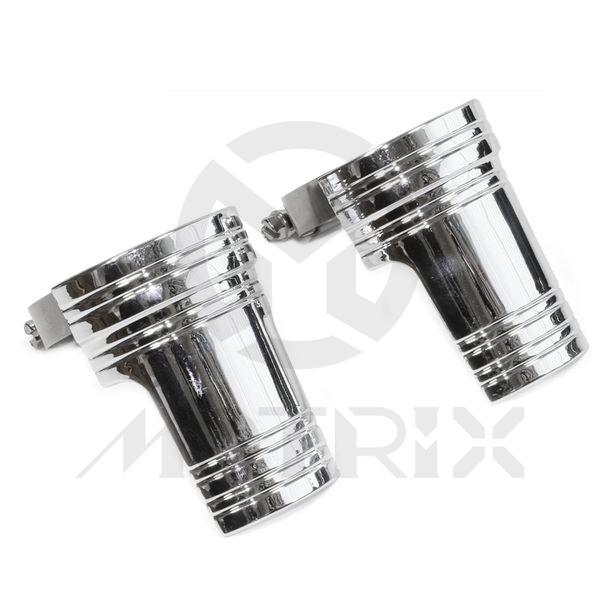 Chrome plastic fork shrouds
