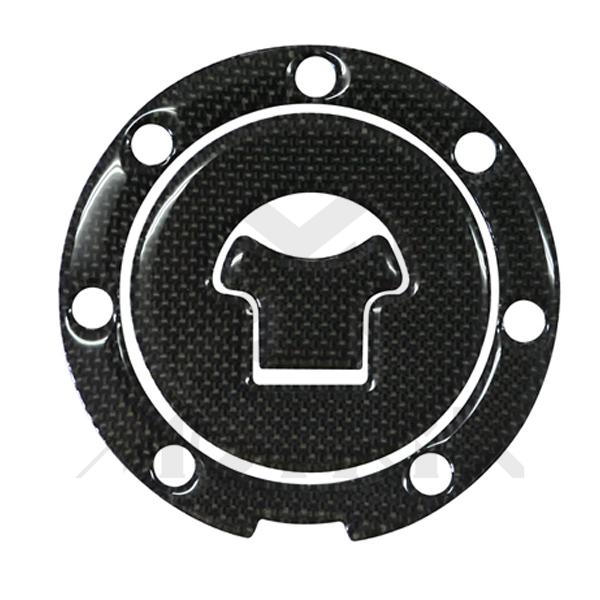 Fuel cap pad, real carbon fibre for HONDA-7 holes